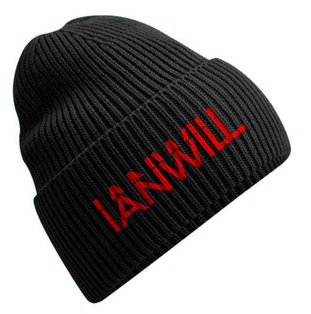 Beanie Red&Black (Embroidered logo)
